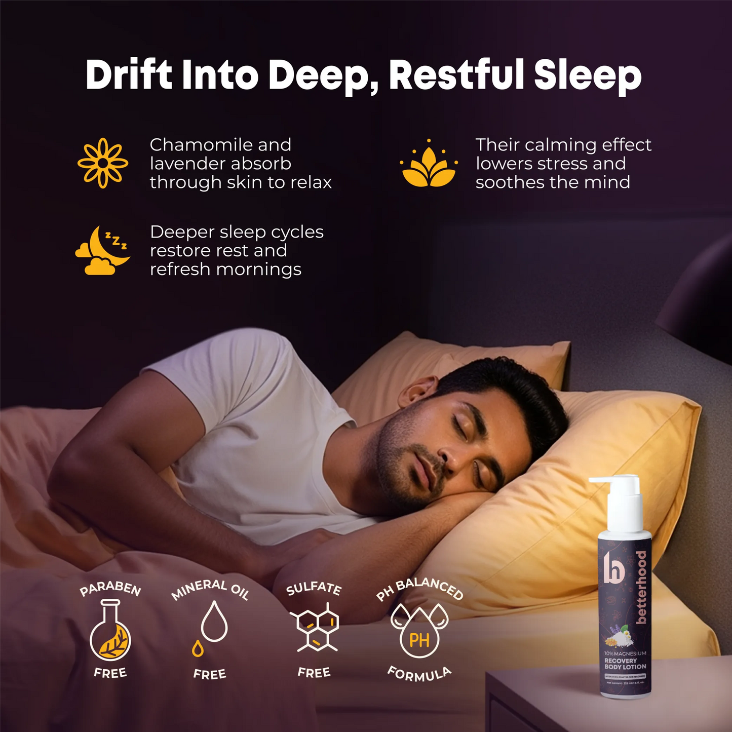 Magnesium Recovery Body Lotion 10% – Sleep, Muscle & Joint Care (225 ml)