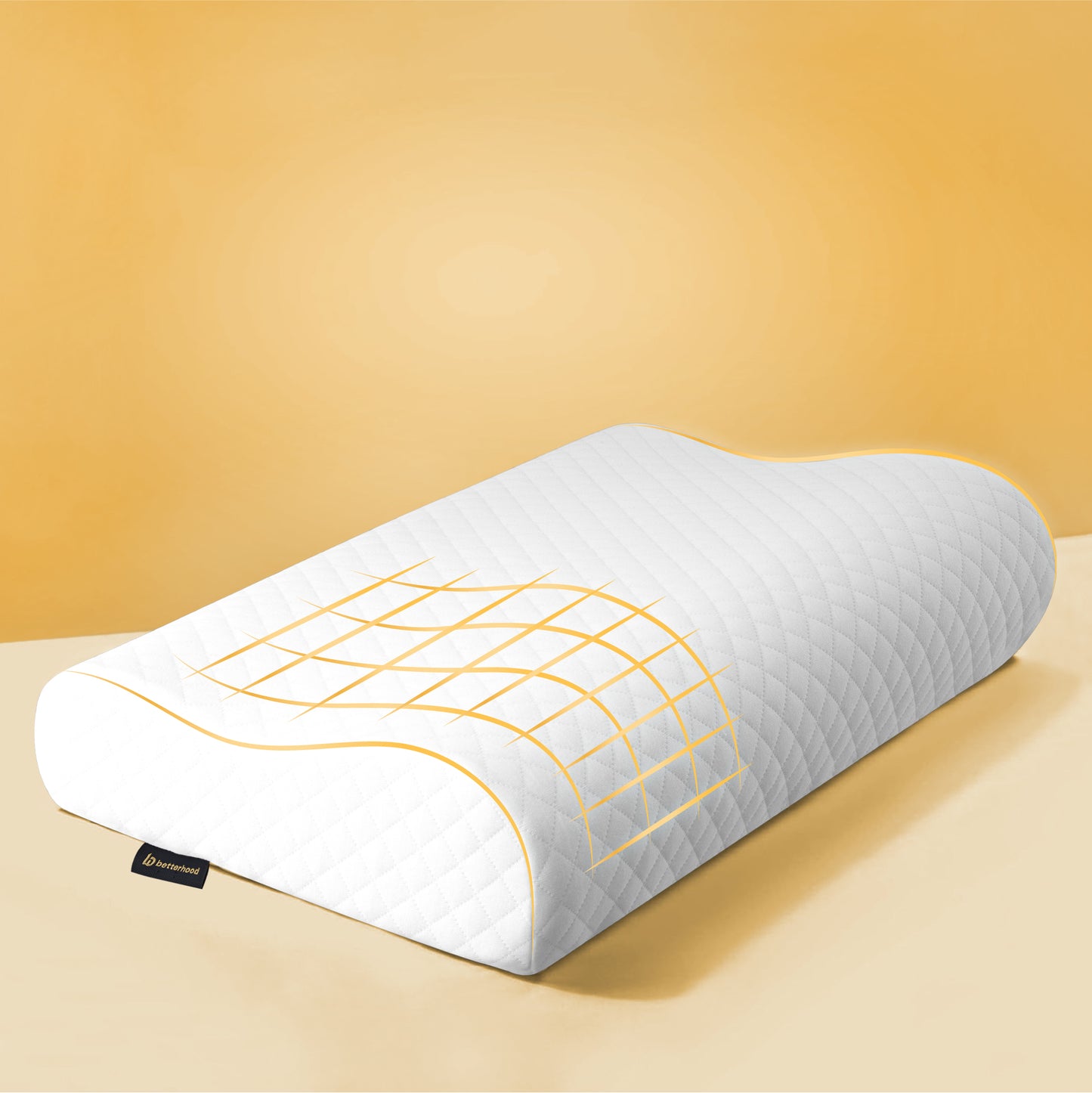 Cervical Sleep Pillow, Ergonomic Memory Foam Dual Height Design