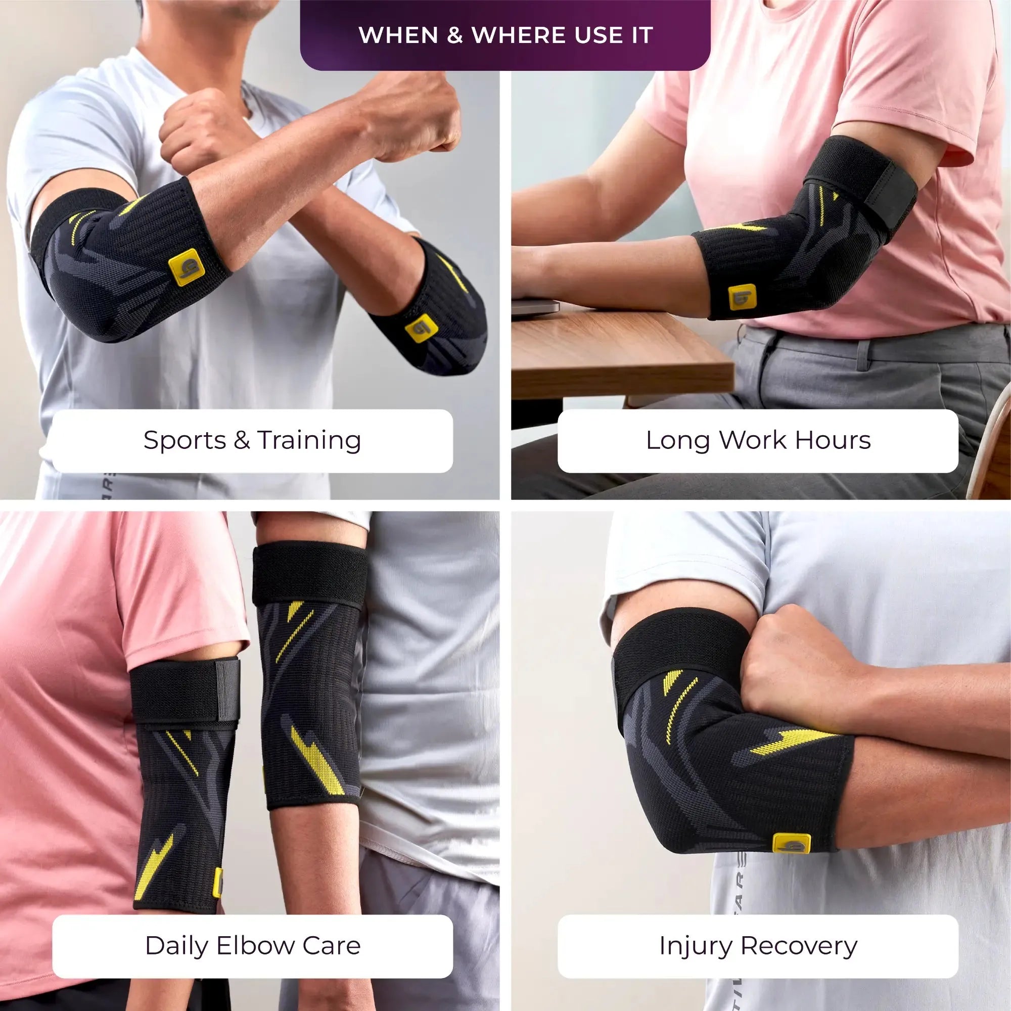 Where to use Elbow Support Sleeve for Gym & Sports