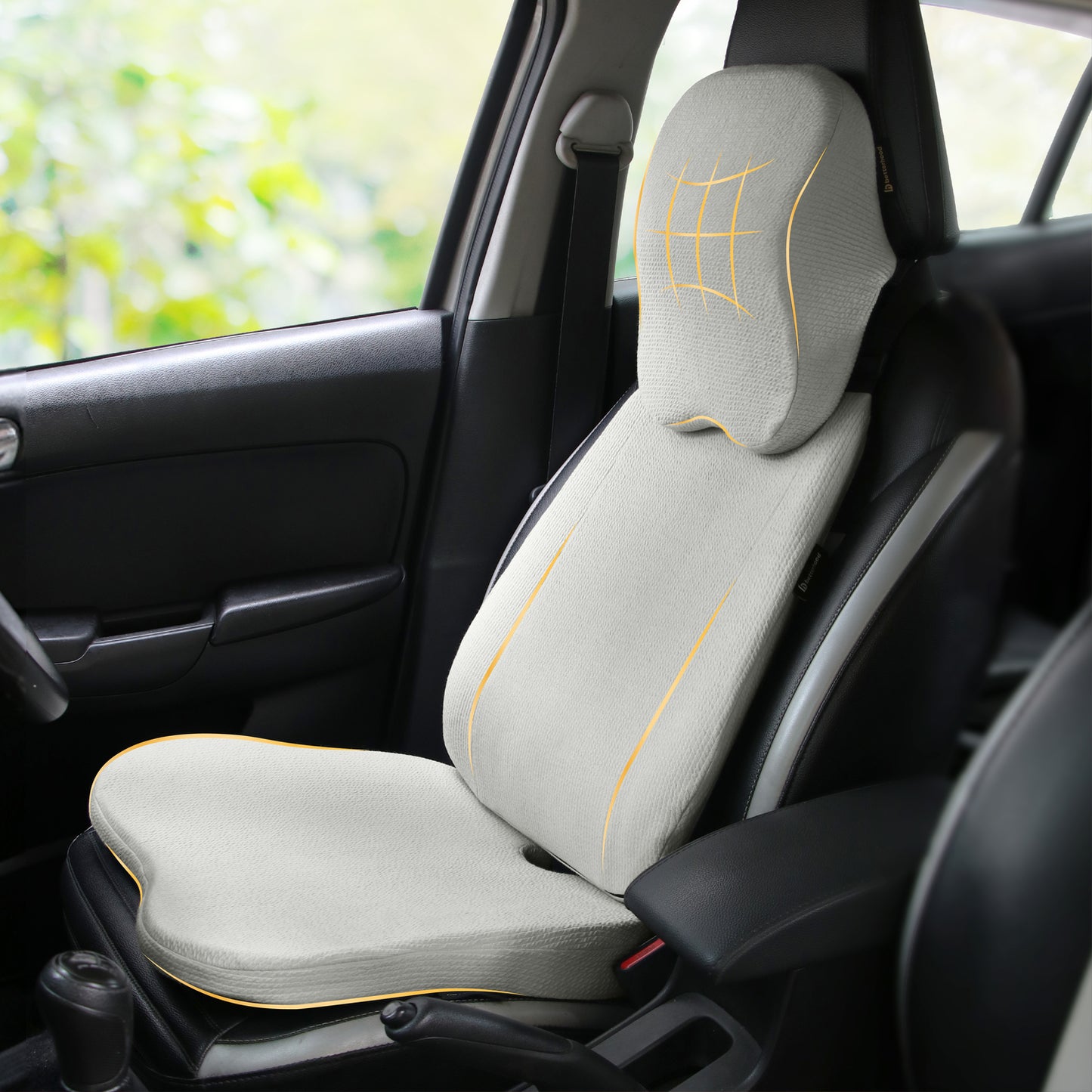 PosturePro Car Back, Neck and Seat Cushion Combo