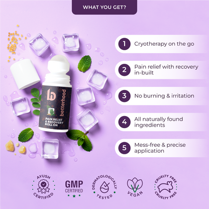 Recovery Roll-On with Menthol, Magnesium & Boswellia (50 ml)
