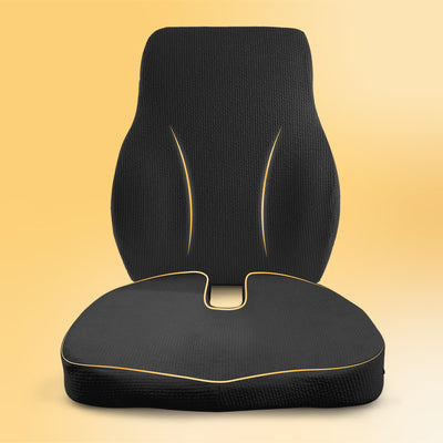 PosturePro Back Support and Seat Cushion for Chair Combo