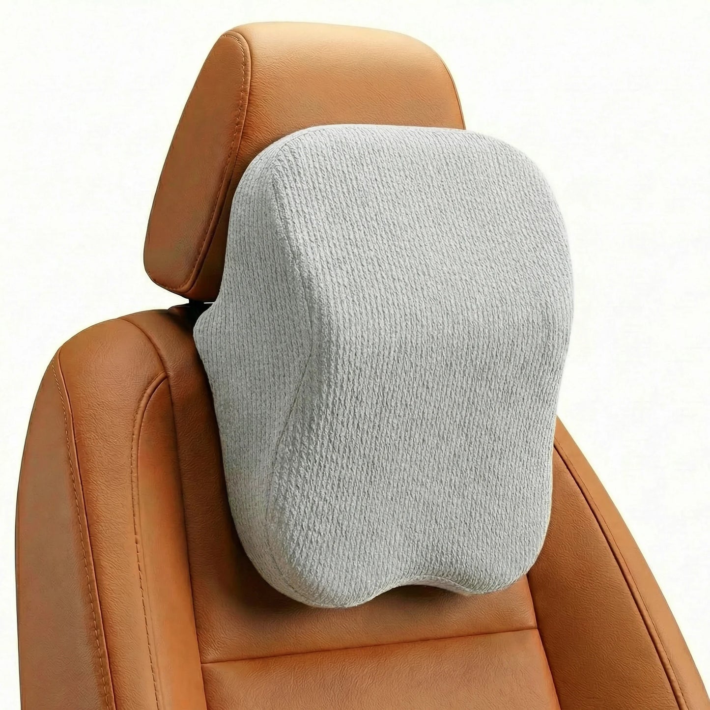 Car Neck Rest Pillow - Ergonomic Memory Foam Headrest Cushion