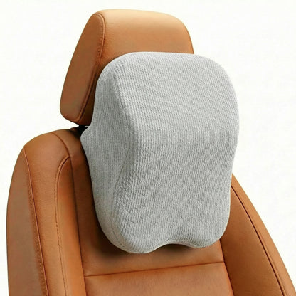Car Neck Rest Pillow - Ergonomic Memory Foam Headrest Cushion
