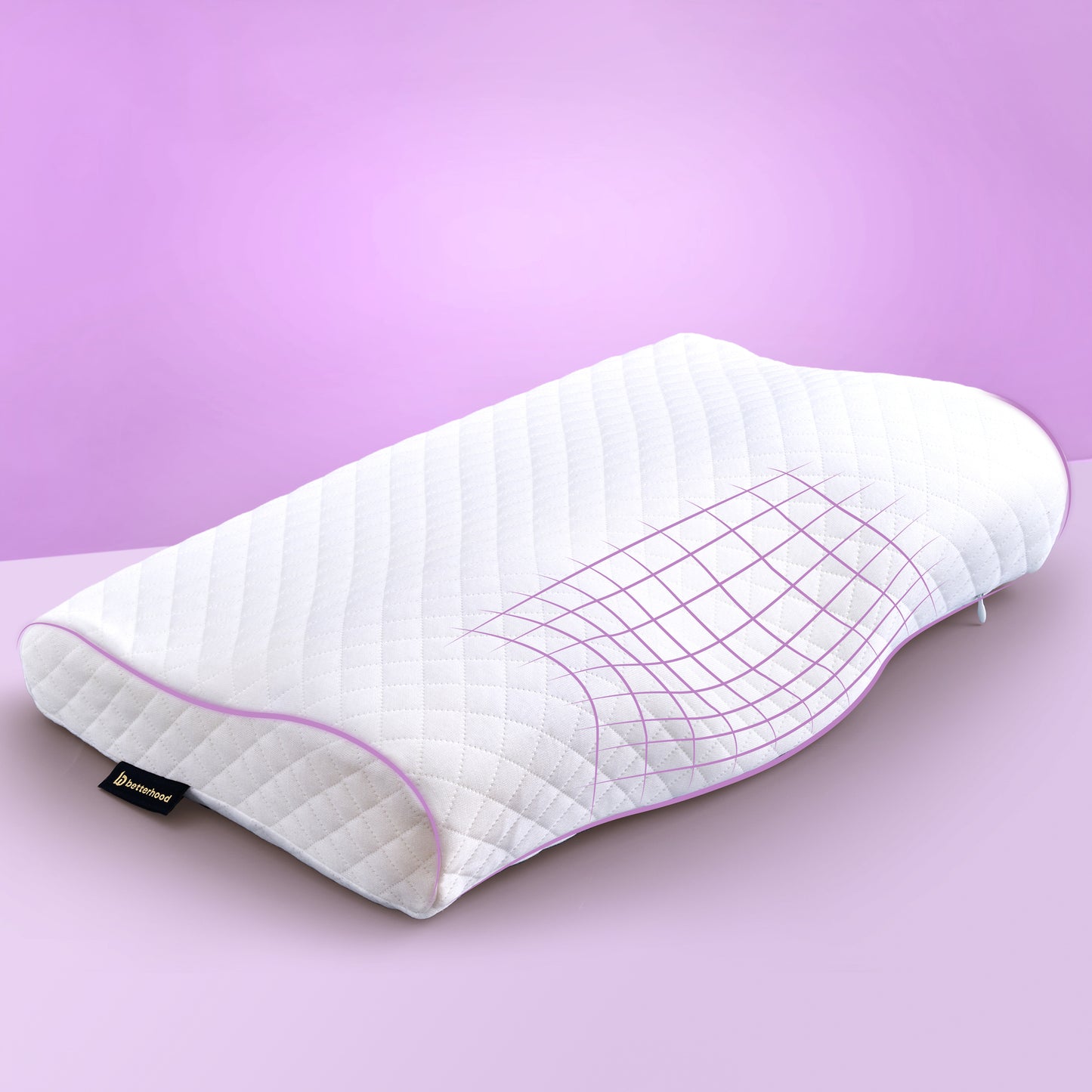 Contour Cervical Sleep Pillow - Ergonomic Memory Foam Neck Support