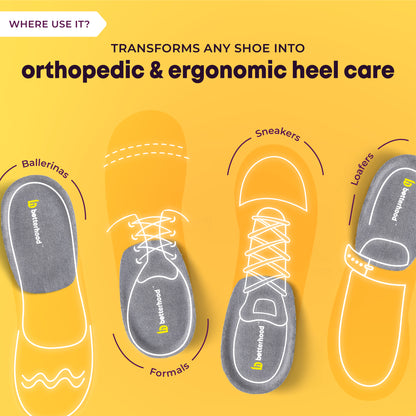 PosturePro Heel Pads Shoe Insoles for Everyday Comfort