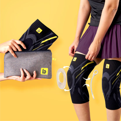 Knee Sleeve with Stabilizers for Support