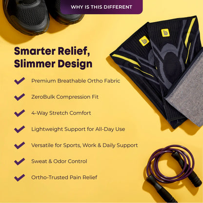 Knee Sleeve with Stabilizers for Support