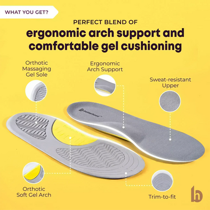 Arch Support Insoles - WHAT YOU GET