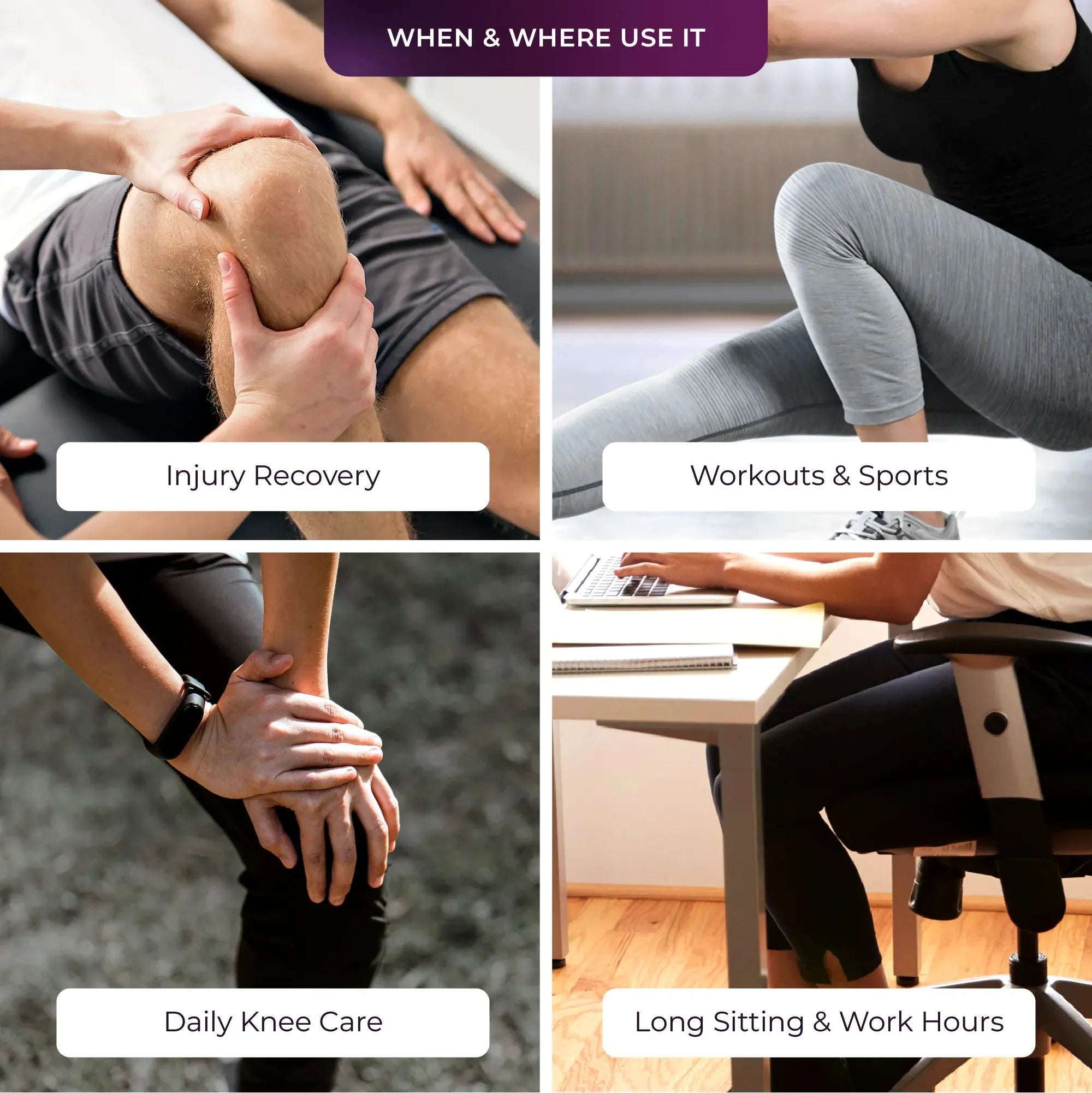 Where to use betterhood Knee Sleeve with Stabilizers for Joint Support