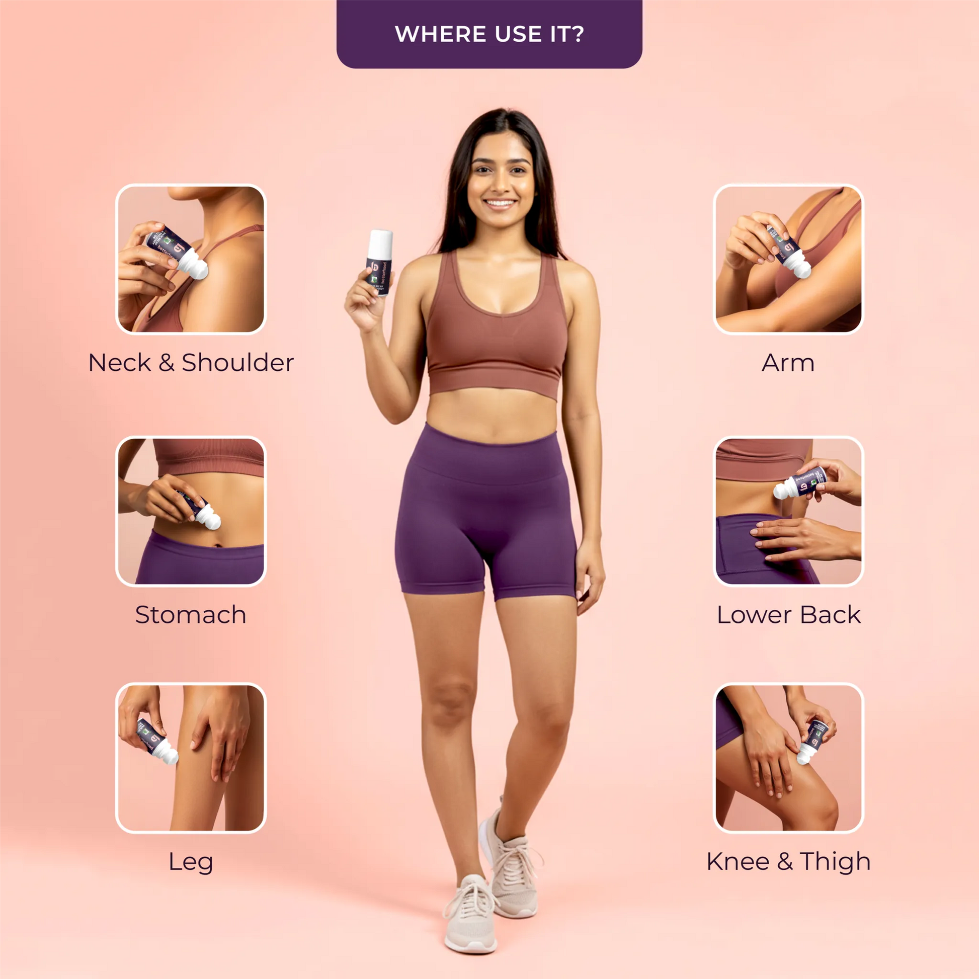 Pain Relief and Recovery Roll-On