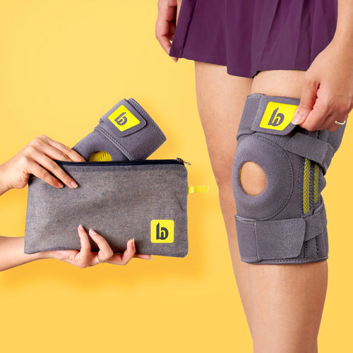betterhood Premium 4-Strap Knee Brace with Stabilizers