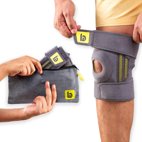 betterhood Premium 4-Strap Knee Brace with Stabilizers