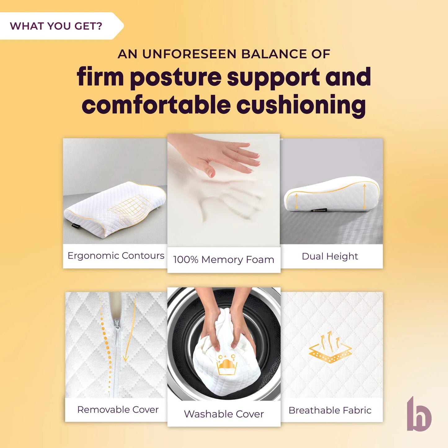 Contour Cervical Pillow - WHAT YOU GET