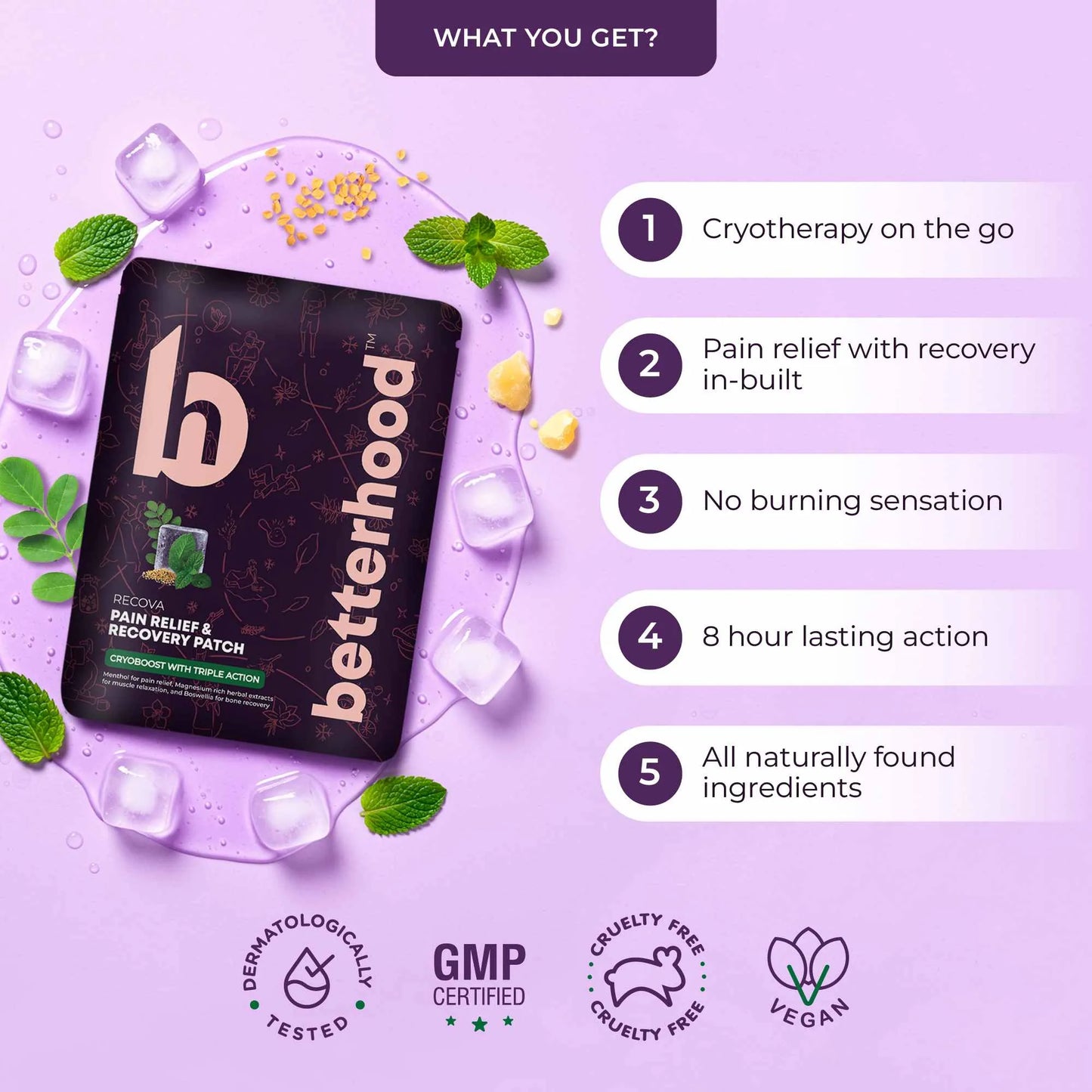 Cryogel Relief & Recovery Patches