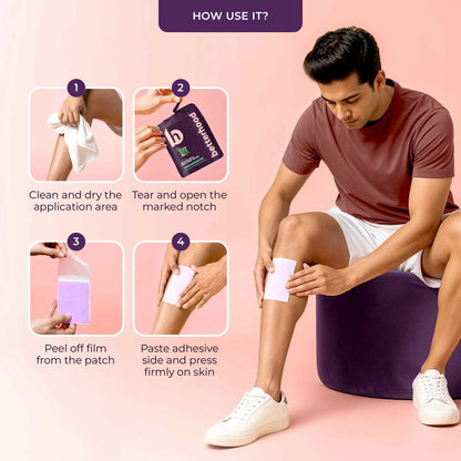 Cryogel Relief & Recovery Patches - HOW USE IT