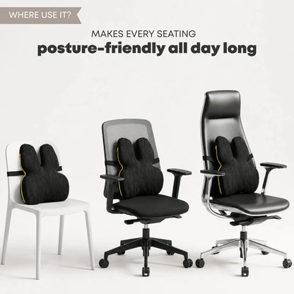 Betterhood Lumbar Backrest Cushion for Chair - Ergonomic Memory Foam Back Support (Copy)